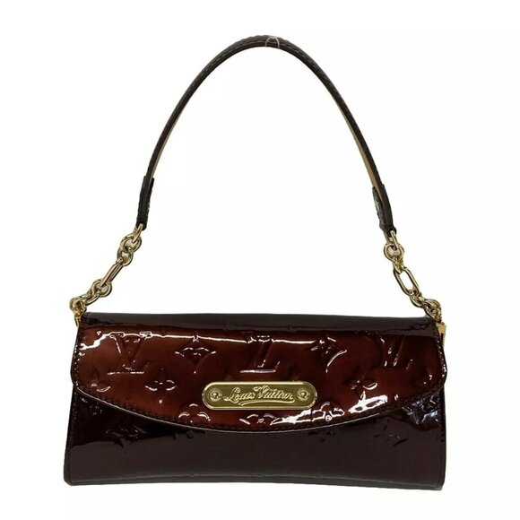 Louis Vuitton Handbags - 100% Authentic LOUIS VUITTON Sunset Boulevard M93542 Amarante Monogram Vernis